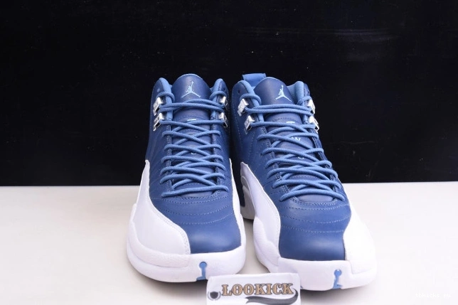 Cheap TB Retro 12 Jordan 130690-404 Air Blue Stone 0801